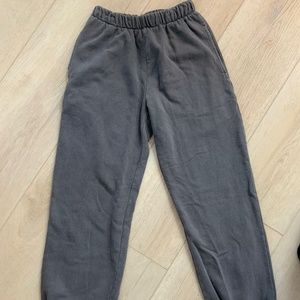 Brandy Melville Charcoal Grey Rosa Sweatpants